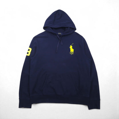 Polo Ralph Lauren ビッグポニー プルオーバー パーカー XL ネイビー コットン