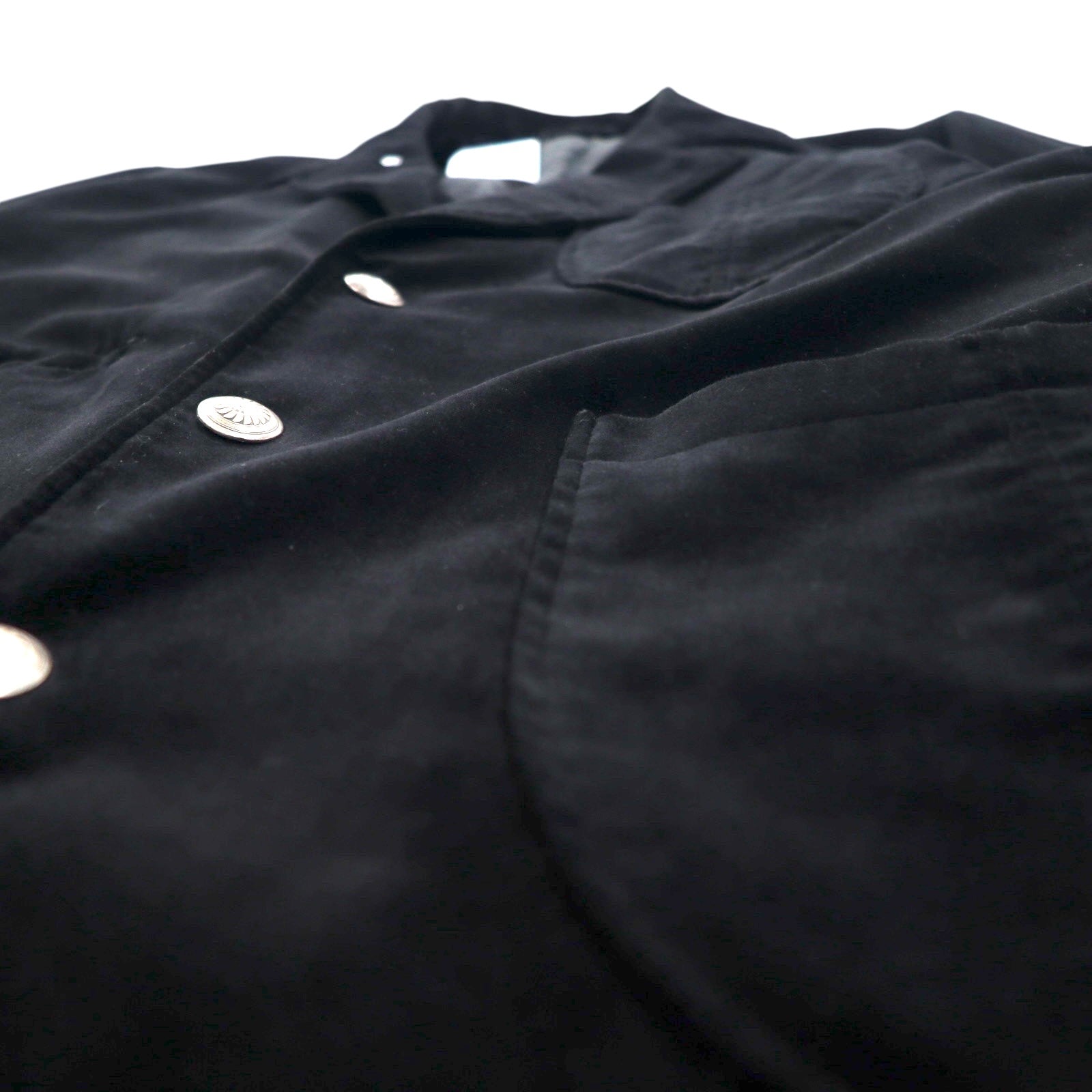 blackmeans コンボジャケット COMBO JACKET ベスト テーラードジャケット ベロア M ブラック アンサンブル 日本製 未使用品