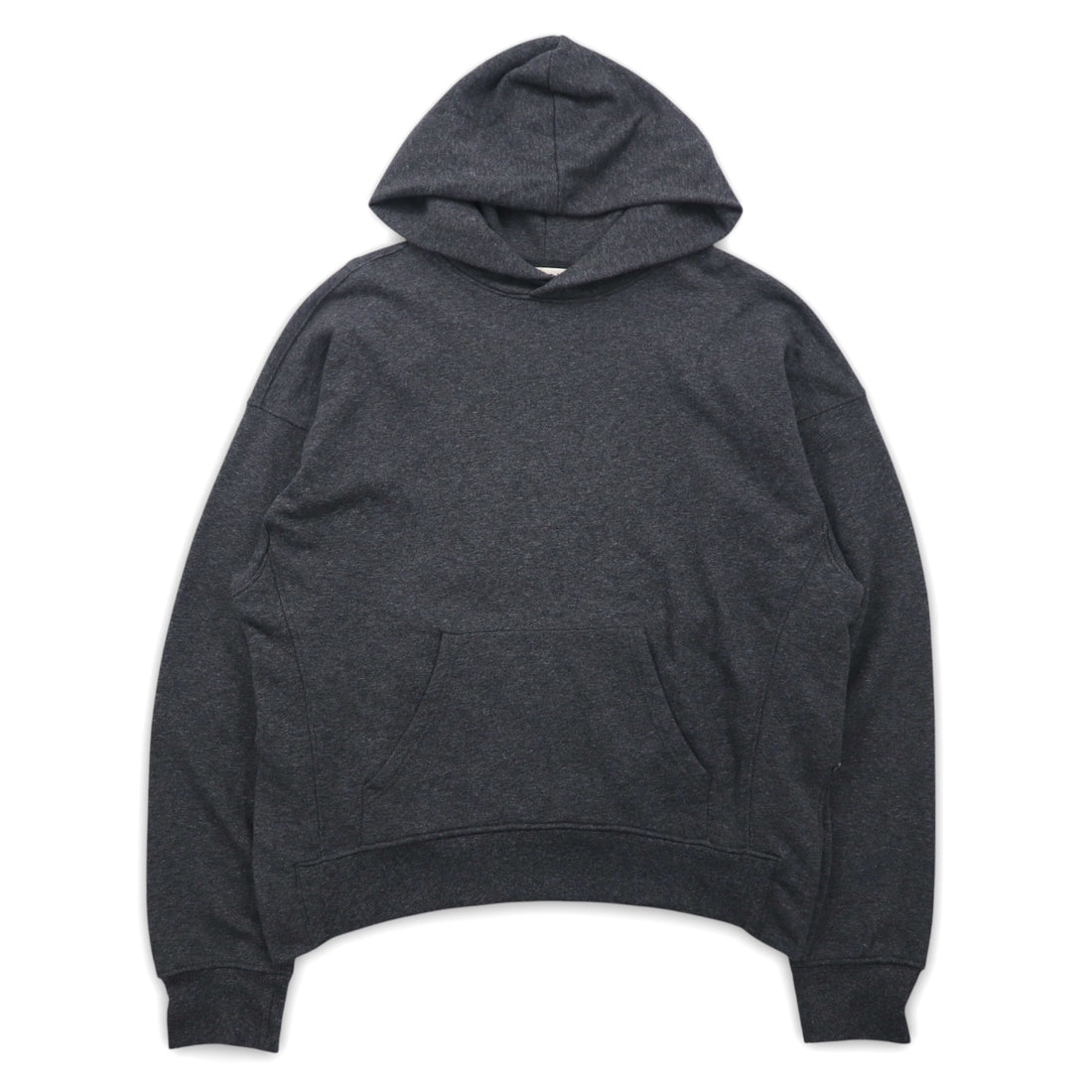 mnml Side Slit Pullover Hoodie XL Gray Front Pocket ESSENTIAL HOODIE M2017-H137