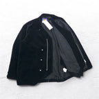 blackmeans コンボジャケット COMBO JACKET ベスト テーラードジャケット ベロア M ブラック アンサンブル 日本製 未使用品