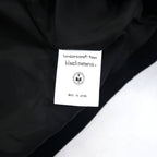 blackmeans コンボジャケット COMBO JACKET ベスト テーラードジャケット ベロア M ブラック アンサンブル 日本製 未使用品