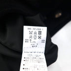 blackmeans コンボジャケット COMBO JACKET ベスト テーラードジャケット ベロア M ブラック アンサンブル 日本製 未使用品