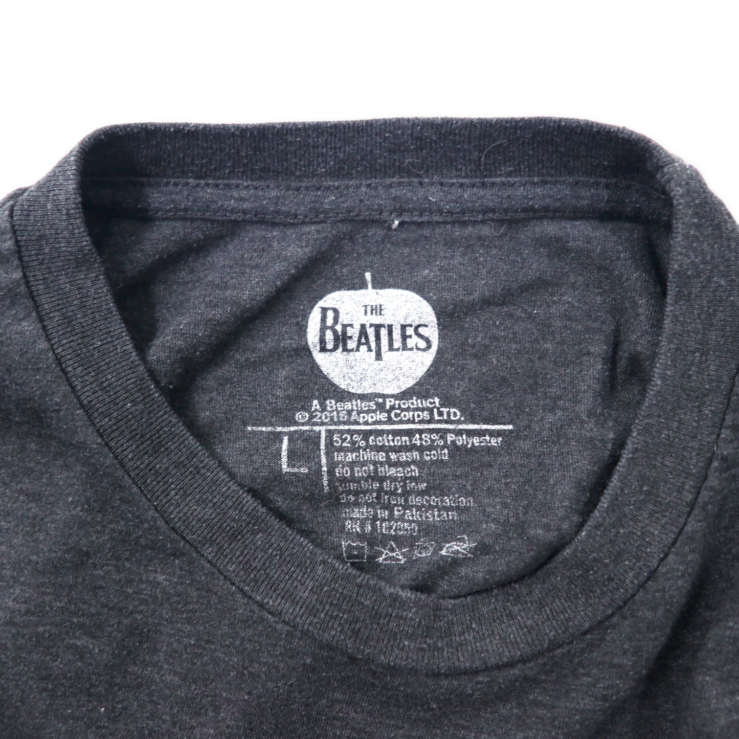 THE BEATLES ビートルズ バンドTシャツ L グレー コットン パキ綿 ユニオンジャック パキスタン製