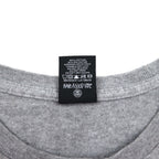 STUSSY シャネルロゴ プリント Tシャツ S グレー コットン メキシコ製