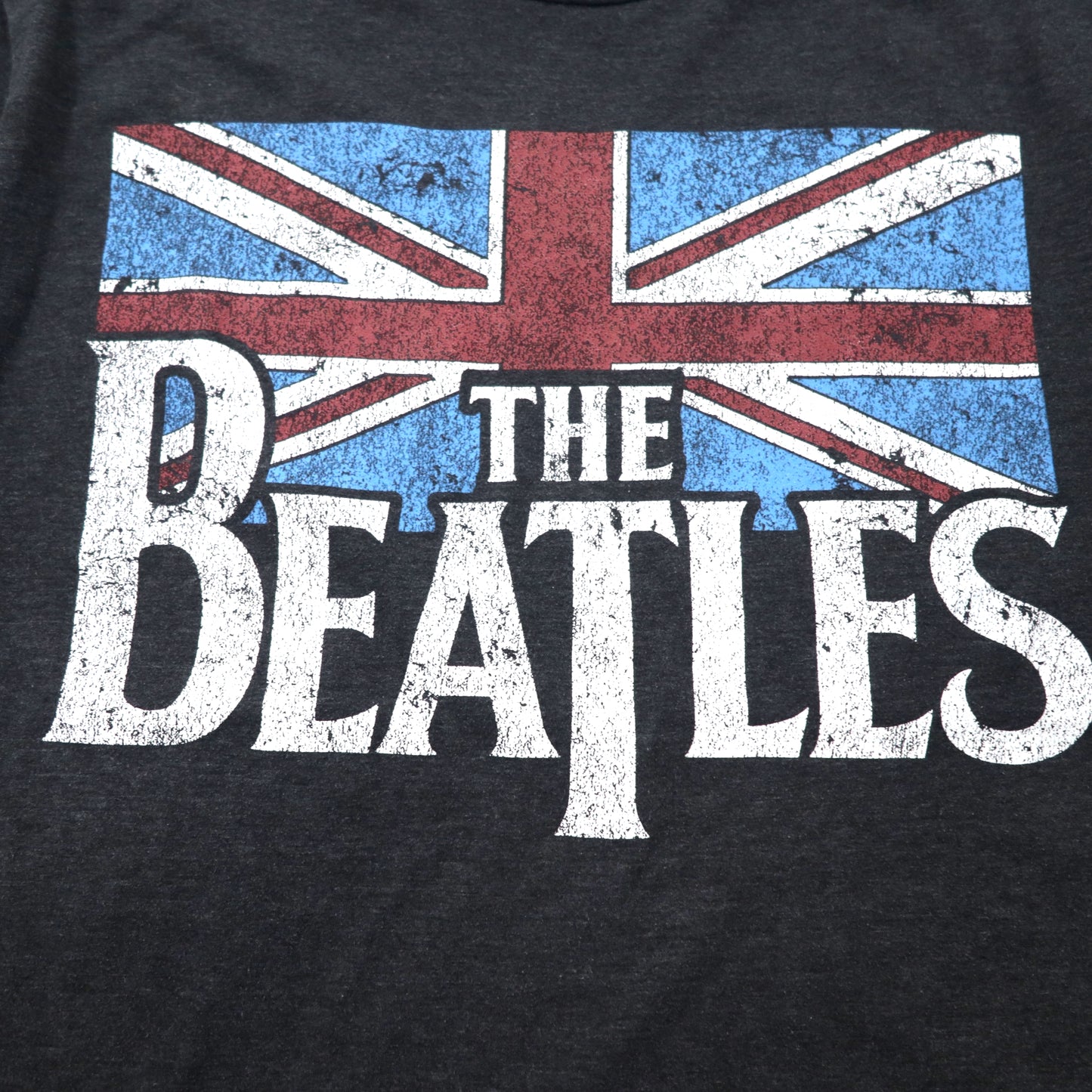 THE BEATLES ビートルズ バンドTシャツ L グレー コットン パキ綿 ユニオンジャック パキスタン製