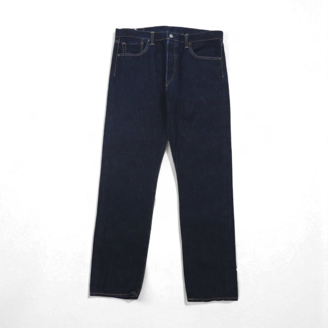 Levi's 501CT Selvedge Red Tab Rigid Denim Jeans, Size L, Indigo, White Oak, Cone Mills 14oz, Leather Patch, 28894-0030
