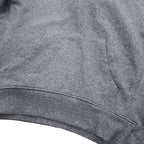 mnml Side Slit Pullover Hoodie XL Gray Front Pocket ESSENTIAL HOODIE M2017-H137