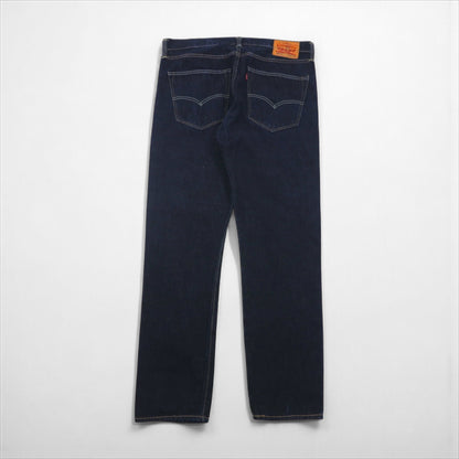 Levi's 501CT Selvedge Red Tab Rigid Denim Jeans, Size L, Indigo, White Oak, Cone Mills 14oz, Leather Patch, 28894-0030