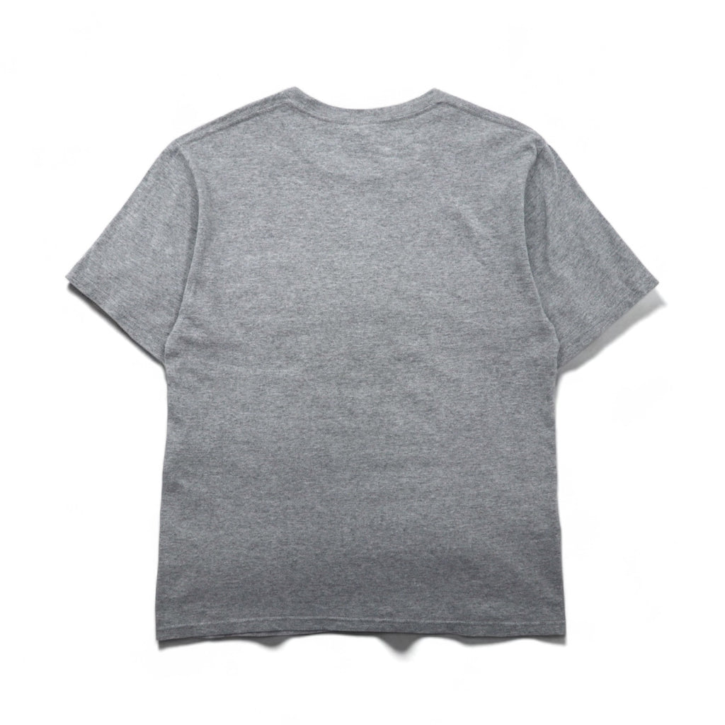 STUSSY シャネルロゴ プリント Tシャツ S グレー コットン メキシコ製