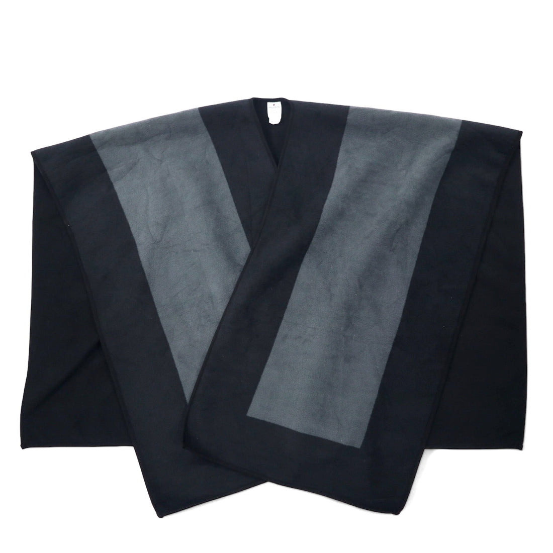 日本然リトテ-古着オンライン-WOOLRICH フリース ポンチョ ケープ ONE ブラック ポリエステル リバーシブル-WOOLRICH fleece poncho cape ONE black polyester reversible