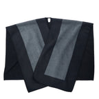 日本然リトテ-古着オンライン-WOOLRICH フリース ポンチョ ケープ ONE ブラック ポリエステル リバーシブル-WOOLRICH fleece poncho cape ONE black polyester reversible