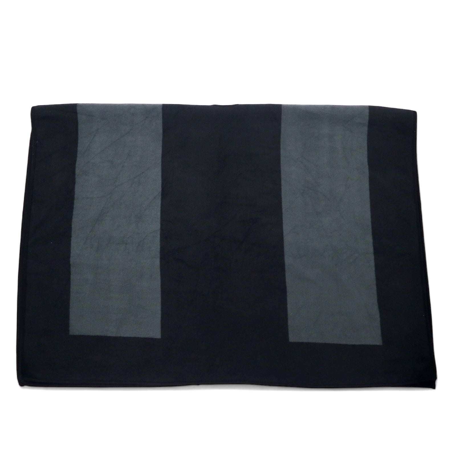 WOOLRICH Fleece Poncho Cape ONE Black Polyester Reversible