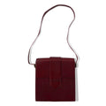 日本然リトテ-古着オンライン-YVES SAINT LAURENT オールド スクエア ショルダーバッグ ポシェット レッド サフィアーノレザー YSL-YVES SAINT LAURENT Vintage Square Shoulder Bag Pochette Red Saffiano Leather YSL