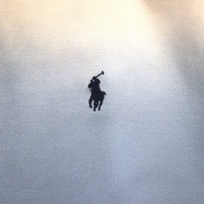 POLO RALPH LAUREN グラデーション カラー ポロシャツ M ホワイト ブルー コットン スモールポニー刺繍