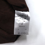 Mr.GENTLEMAN オックスフォード ボタンダウンシャツ S ブラウン コットン