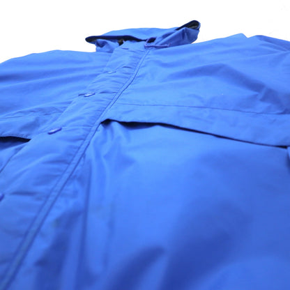 LLBean 90s GORE-TEX Shell Mountain Parka Rain Parka XL Blue Nylon Waterproof Mesh Liner Drawcord 2448