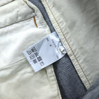 KHOKI Wrap Trousers 22AW Denim Pants 1 Blue Cotton Made in Japan 22sw-p-05