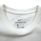 NIKE スウォッシュロゴ プリント Tシャツ XL ホワイト コットン AR5005-101 未使用品
