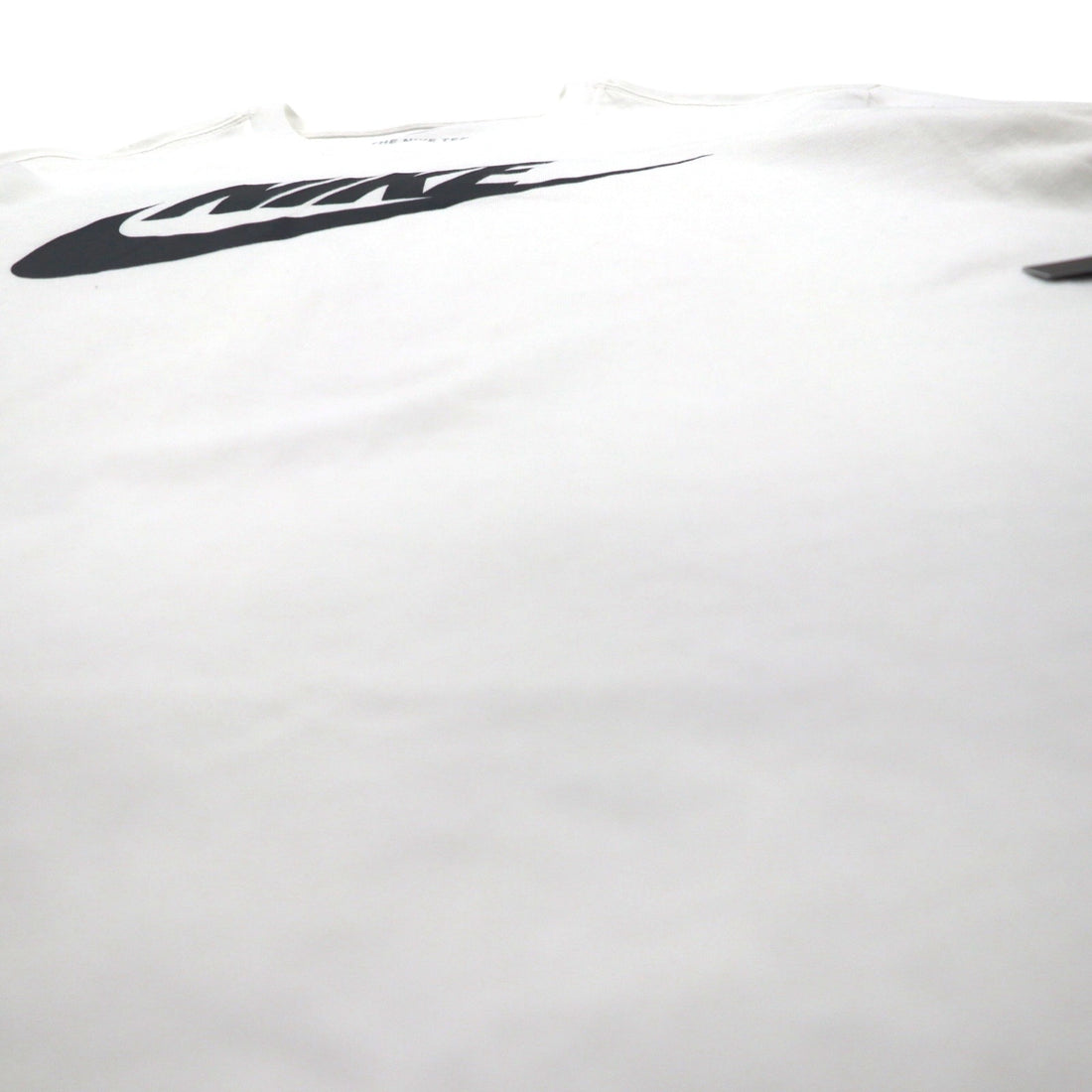 NIKE スウォッシュロゴ プリント Tシャツ XL ホワイト コットン AR5005-101 未使用品