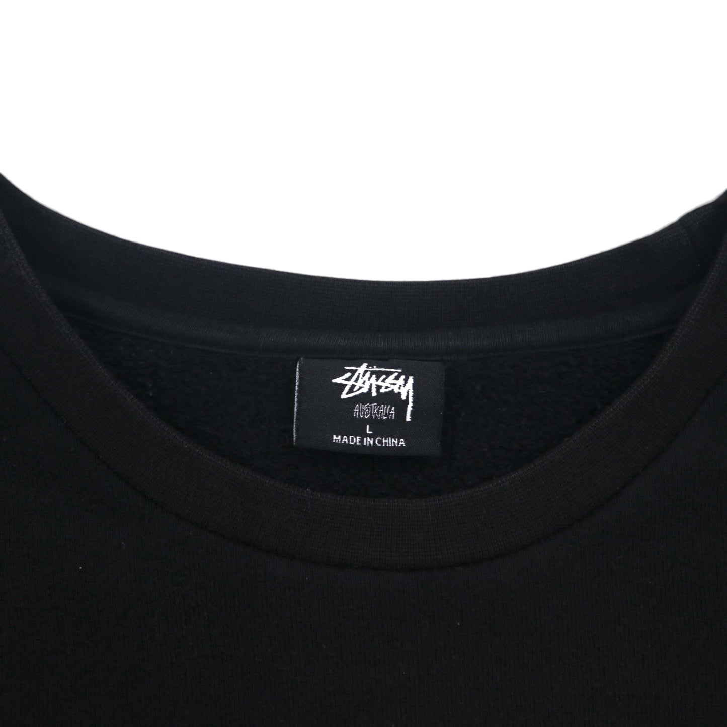 STUSSY ワールドツアー クルーネック スウェット トレーナー L ブラック 5大都市