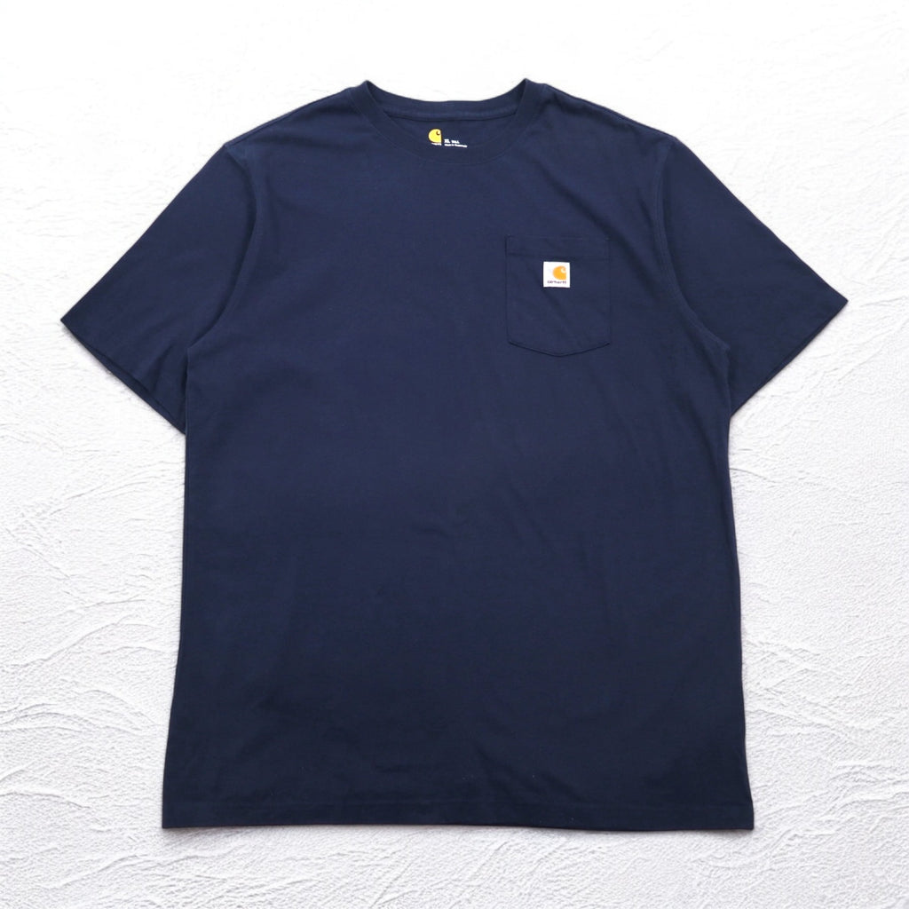 Carhartt Original Fit Pocket T-Shirt Pocket T XL Navy ORIGINAL FIT Cotton