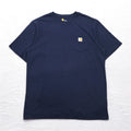 Carhartt Original Fit Pocket T-Shirt Pocket T XL Navy ORIGINAL FIT Cotton