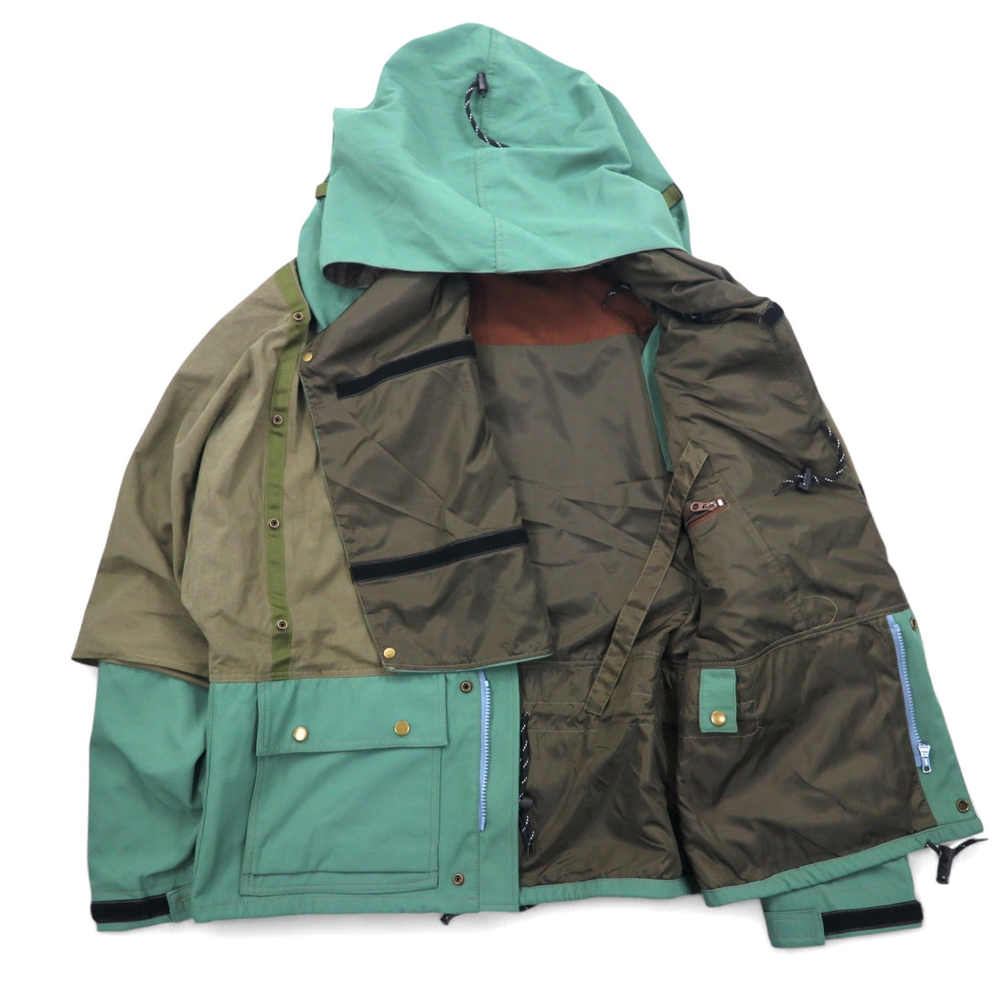 KAPITAL 60/40クロス カマクラ アノラック 60/40 Cross KAMAKURA Anorak ブルゾン 1 カーキ