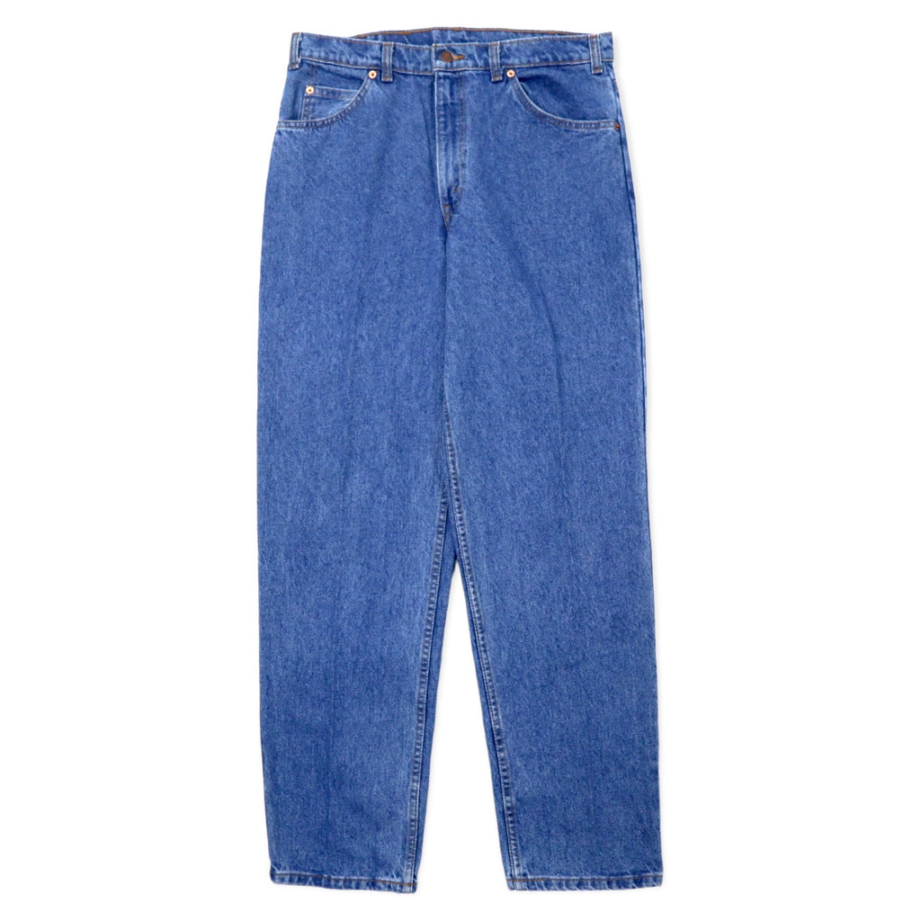 日本然リトテ-古着オンライン-Levi's カナダ製 90年代 オレンジタブ 634 バギー テーパード デニムパンツ 34 ブルー コットン ジッパーフライ ボタン裏212-Levi's Canada Made 90's Orange Tab 634 Baggy Tapered Denim Pants 34 Blue Cotton Zipper Fly Button Back 212