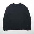 STUSSY World Tour Crew Neck Sweatshirt, Size L, Black, 5 Major Cities