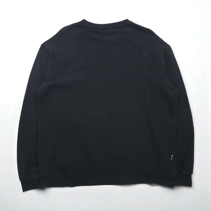 STUSSY ワールドツアー クルーネック スウェット トレーナー L ブラック 5大都市