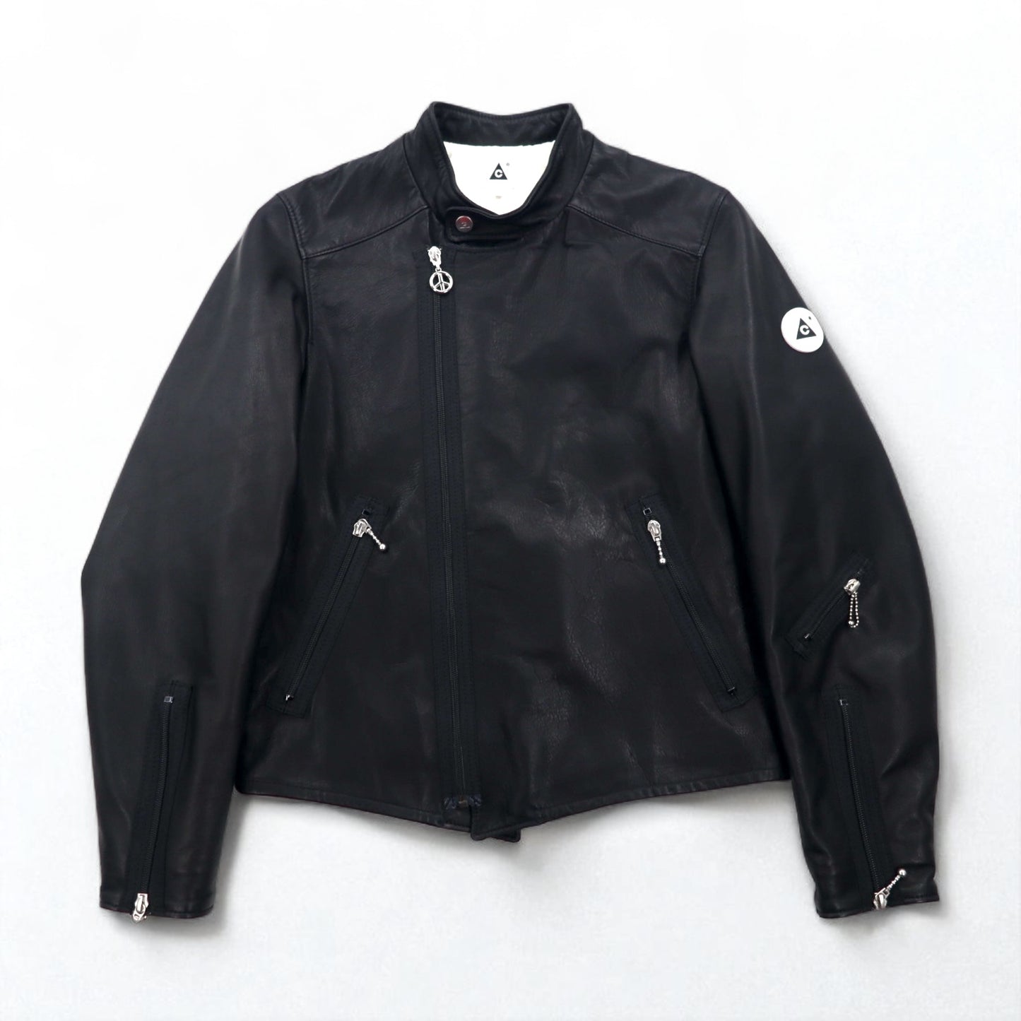 THE モンゴリアンチョップス CANDY RIDER LEATHER キャンディーライダー レザー ライダース ジャケット M ブラック カウハイド