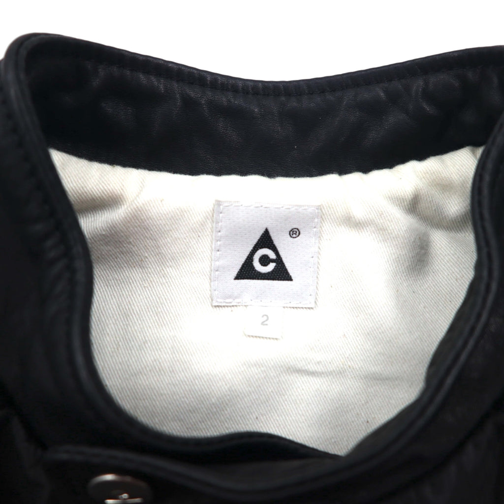 THE Mongolian Chops CANDY RIDER LEATHER Leather Rider Jacket, Size M, Black Cowhide