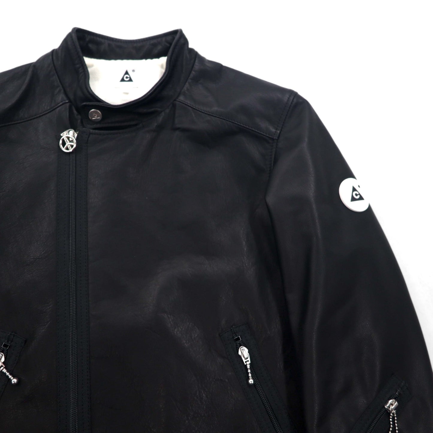 THE モンゴリアンチョップス CANDY RIDER LEATHER キャンディーライダー レザー ライダース ジャケット M ブラック カウハイド