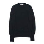JOHNBULL バックボタン モックネック ニット セーター FREE ブラック ZC502 194-0077