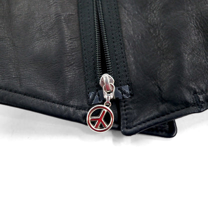 THE モンゴリアンチョップス CANDY RIDER LEATHER キャンディーライダー レザー ライダース ジャケット M ブラック カウハイド