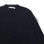 JOHNBULL バックボタン モックネック ニット セーター FREE ブラック ZC502 194-0077