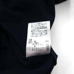 OPENING CEREMONY リブロゴデザイン クロップド Tシャツ S ネイビー コットン 日本製