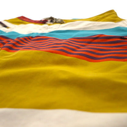 Patagonia Wavefarer Board Shorts, Size L, Multicolor Striped Nylon, 86557