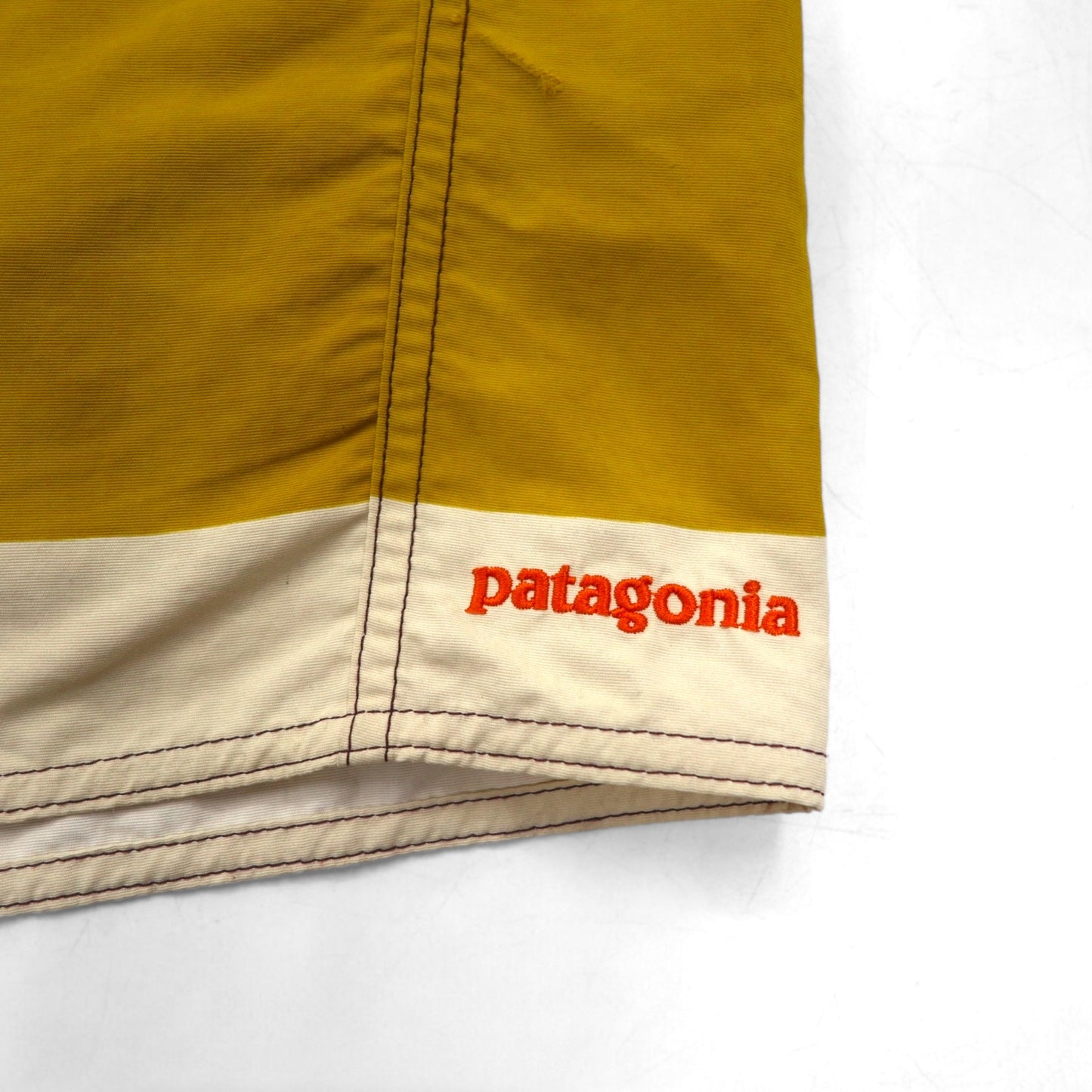 Patagonia Wavefarer Board Shorts, Size L, Multicolor Striped Nylon, 86557