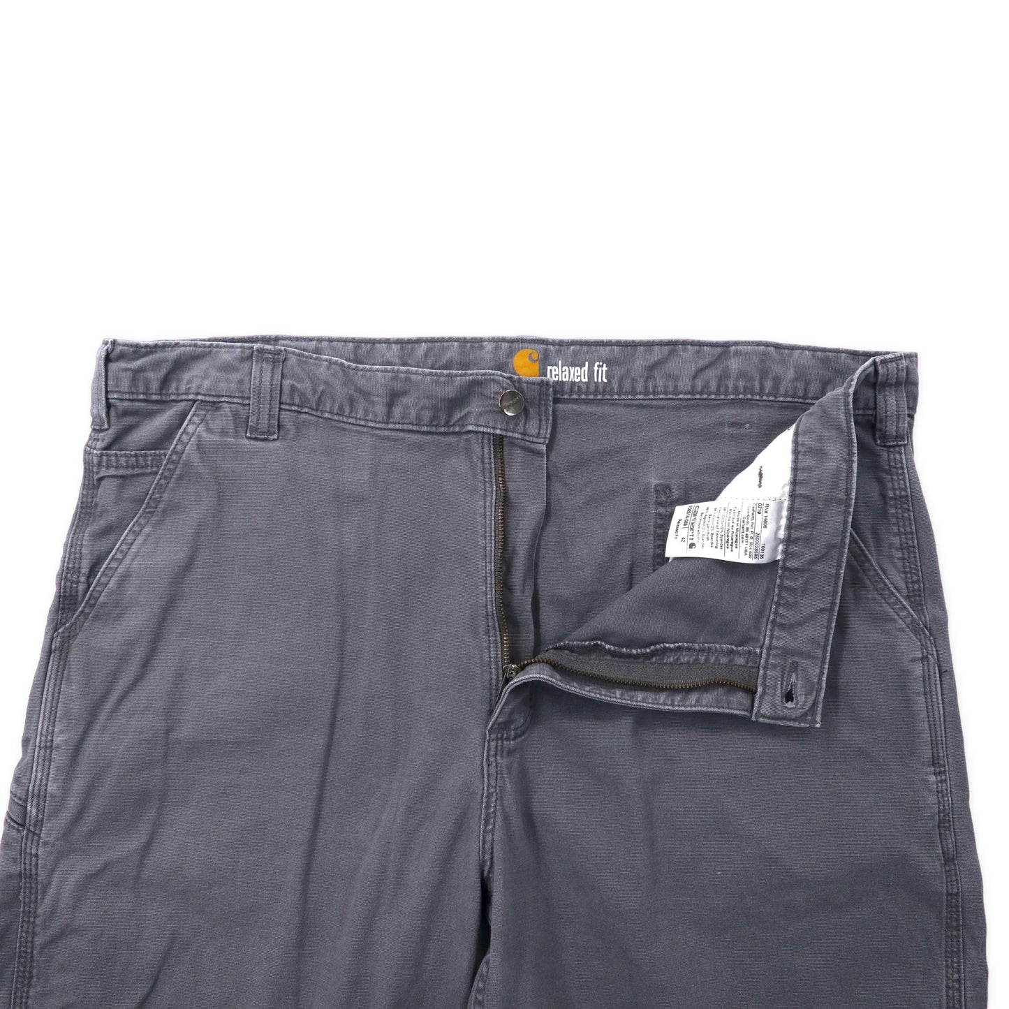 carhartt ショート ワークパンツ ハーフパンツ 42 グレー コットン relaxed fit ビッグサイズ