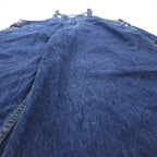 POLO JEANS (RALPH LAUREN) 90s Denim Overalls, Size L, Indigo Cotton