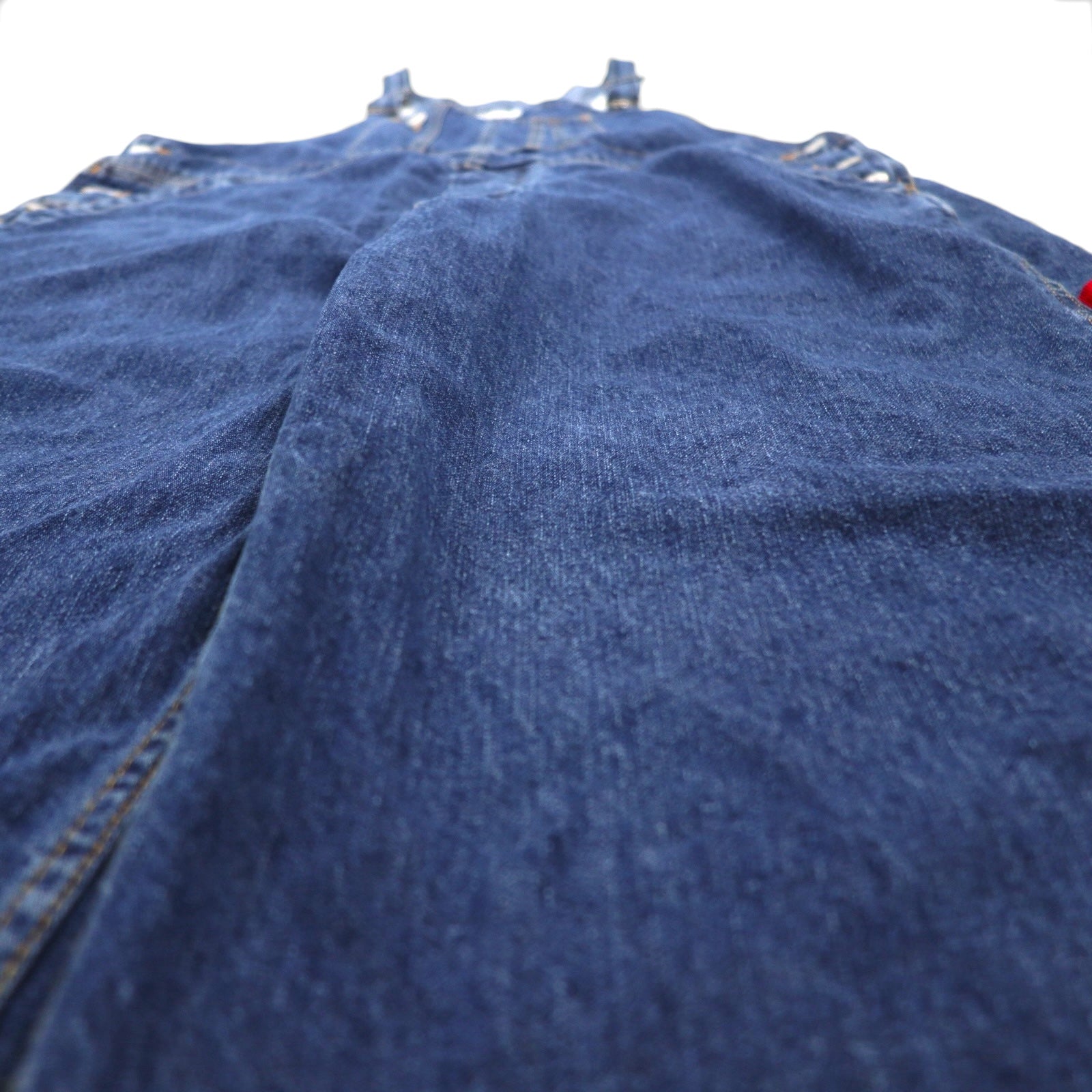 POLO JEANS (RALPH LAUREN) 90s Denim Overalls, Size L, Indigo Cotton