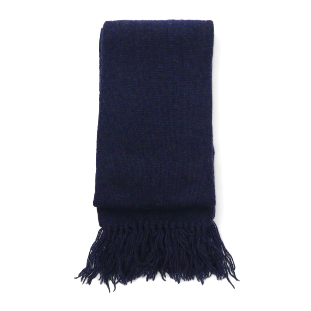 PENDLETON USA made Nordic virgin wool scarf navy PURE VIRGIN WOOL SHETLAND