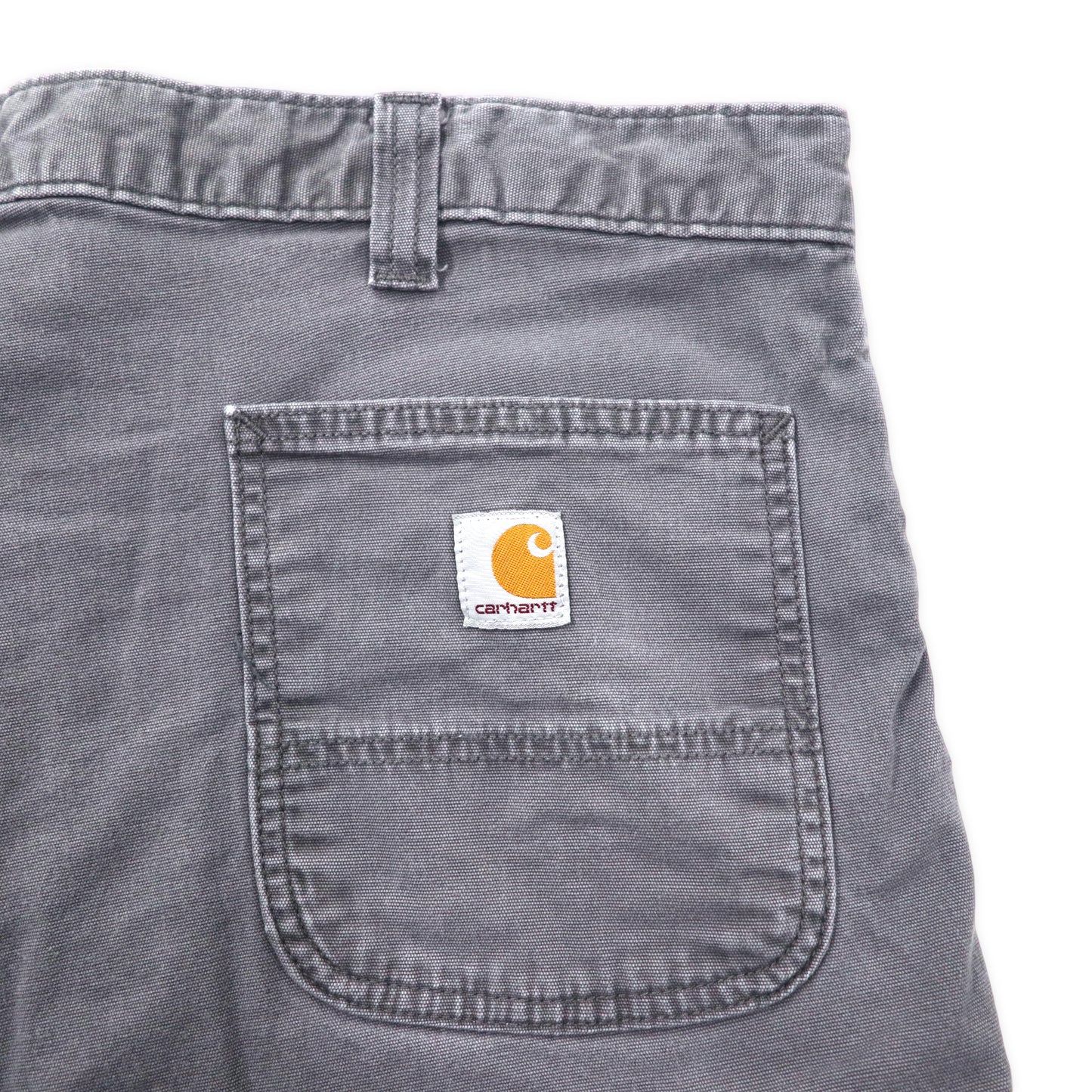 carhartt ショート ワークパンツ ハーフパンツ 42 グレー コットン relaxed fit ビッグサイズ