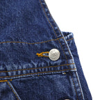 POLO JEANS (RALPH LAUREN) 90s Denim Overalls, Size L, Indigo Cotton
