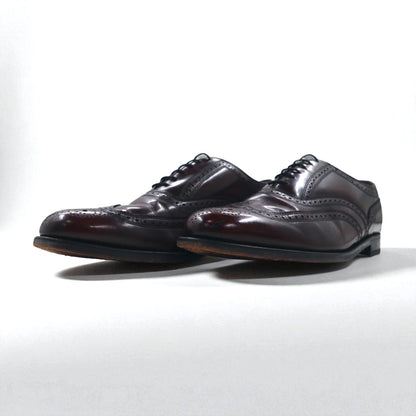 FLORSHEIM ウイングチップ フルブローグ ドレスシューズ 28cm ボルドー レザー メダリオン 562576 434