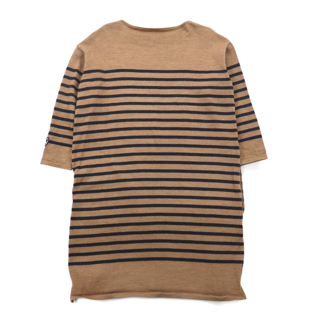 ORCIVAL Knit Dress FREE Brown Border Wool 12A-FN-001