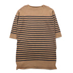 ORCIVAL Knit Dress FREE Brown Border Wool 12A-FN-001