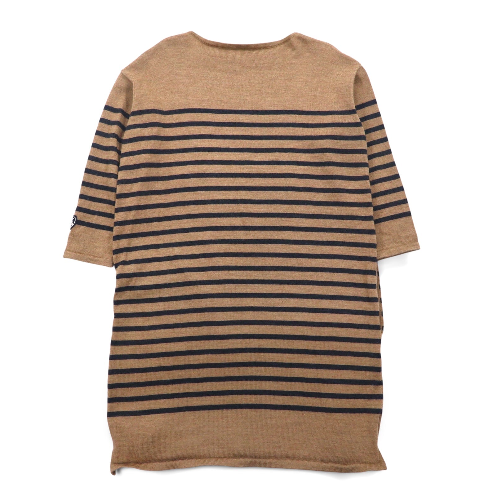 ORCIVAL Knit Dress FREE Brown Border Wool 12A-FN-001