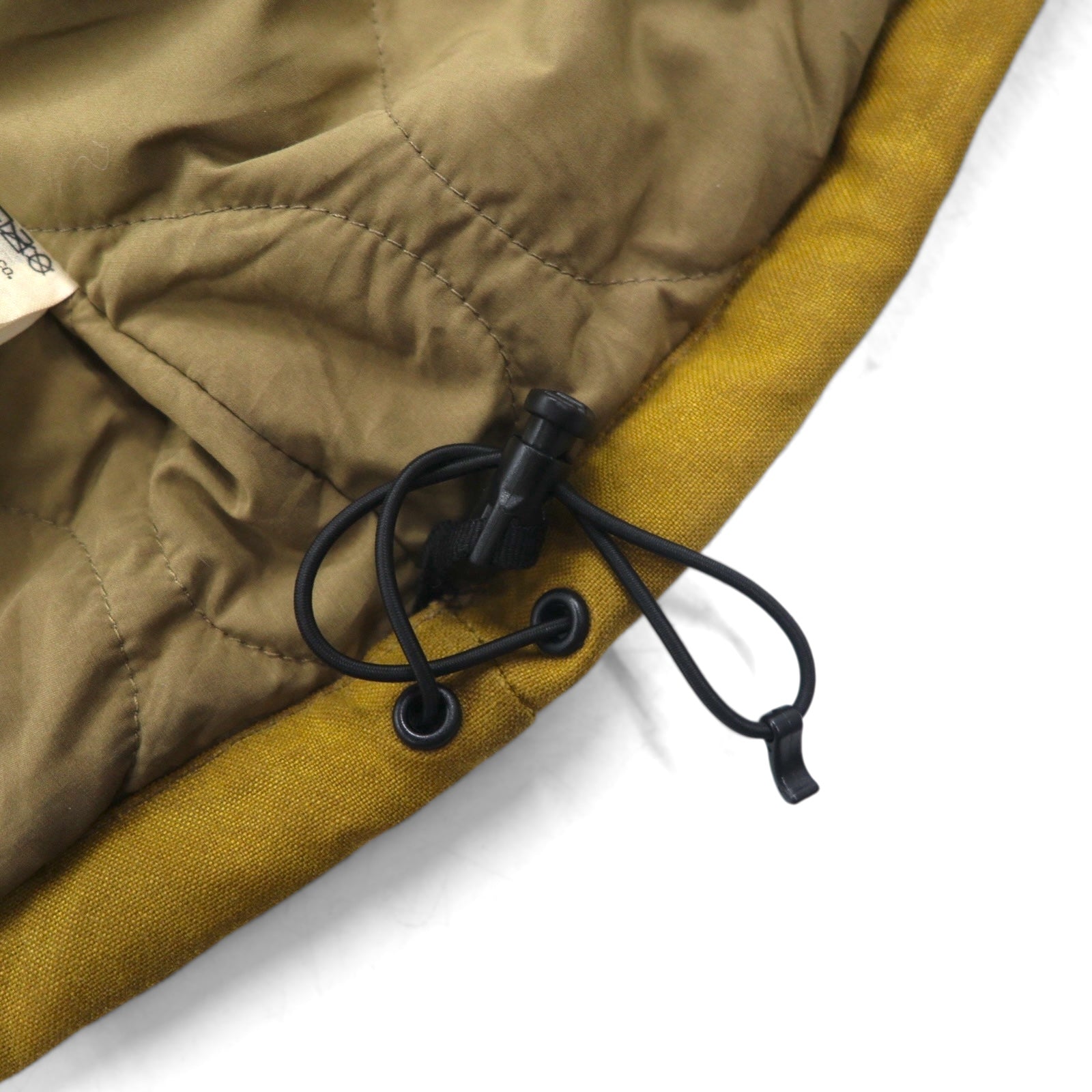 FILSON Tin Cloth Vest, Primaloft Insulated, Large, Oiled, Double-Zip, Drawcord, 20248735